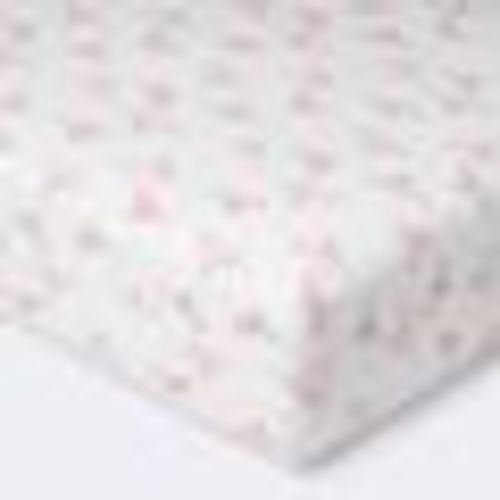Cotton Fitted Crib Sheet Flamingos - Cloud Island™ - Pink/White: 200 Thread Count, 1-Pack, Percale Construction