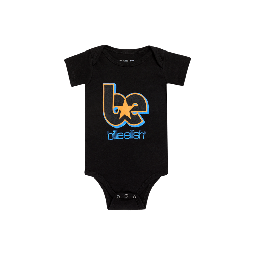 BE Star Infant Black Onesie - Billie Eilish | Store