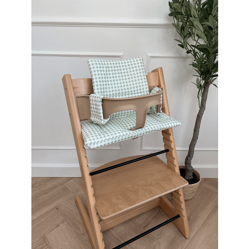 Sage Gingham 2 in 1 Cushion | Greyfox Designs