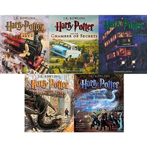 Harry Potter Illustrated Collection 1-5