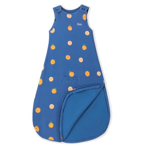 AnZai Merino Wool & Organic Cotton Baby Sleep Sack 2-24 Months – Universal Size Wearable Blanket with 2-Way Zipper & Adjustable Snaps, Year-Round Sleeping Bag