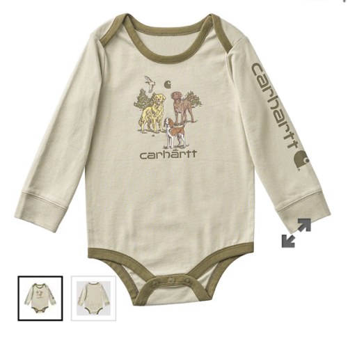 Boys' Long Sleeve Dog Bodysuit (Baby) | Carhartt
