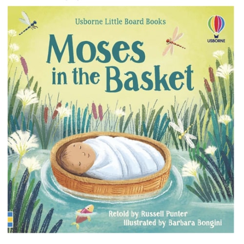 Moses in the basket: A Delightfully Illustrated Bible Story About a Mother's Love for Children (Ages 2-4) (Little Board Books)