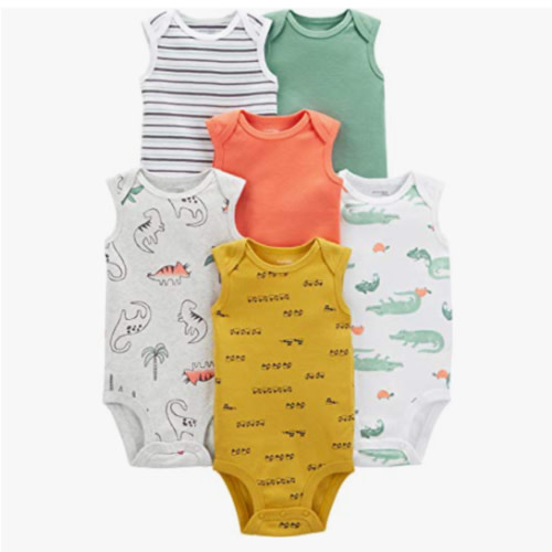 Simple Joys by Carter's Baby-Boys 6-Pack Short-Sleeve Bodysuit