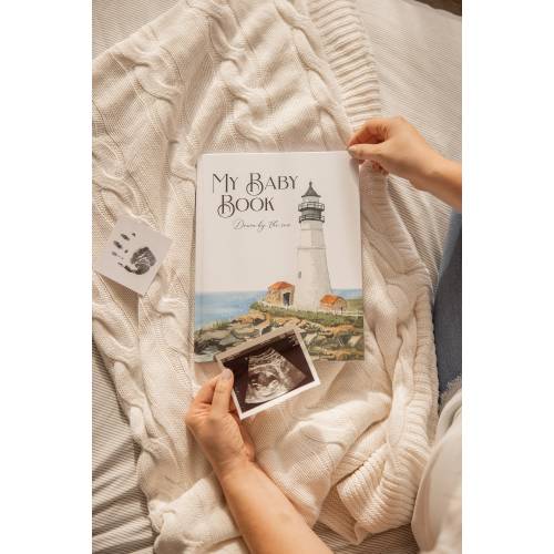 Baby Memory Book Baby Ocean Themed Baby Book Under the Sea Baby Shower Gift for Baby First Year Book Gift for New Mom Baby Milestone Book