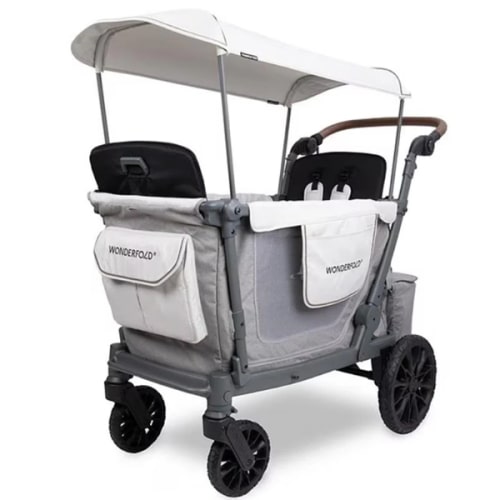 L2 Double Stroller Wagon 2 Seater | Compact & Smooth Ride – WONDERFOLD