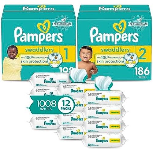 Amazon.com: Pampers Sensitive Water Based Hypoallergenic and Unscented Baby Wipes Combo, 1008 count (Packaging May Vary) : Baby