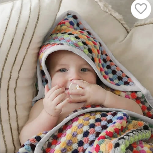 Super Plush Confetti Baby Swaddle Towel