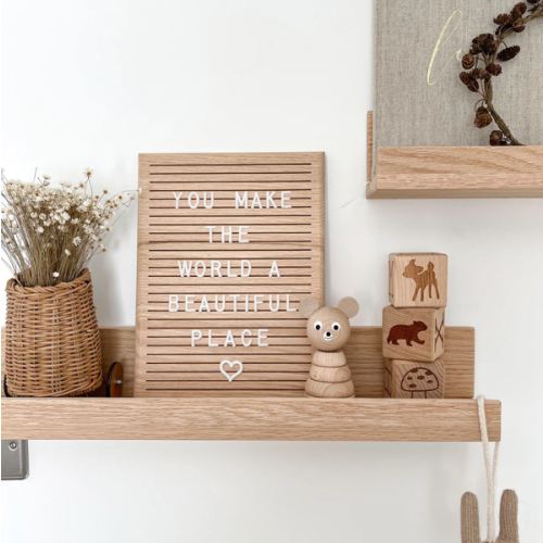 Wooden Letter Board - Pine + Pear co.