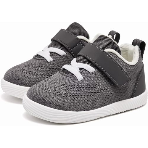 MORENDL Toddler Sneakers Baby Boys & Girls Barefoot Shoes Lightweight Breathable Walking Running Tennis Athletic Sport Shoes