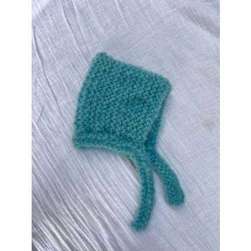 Knitted Bonnet Blue