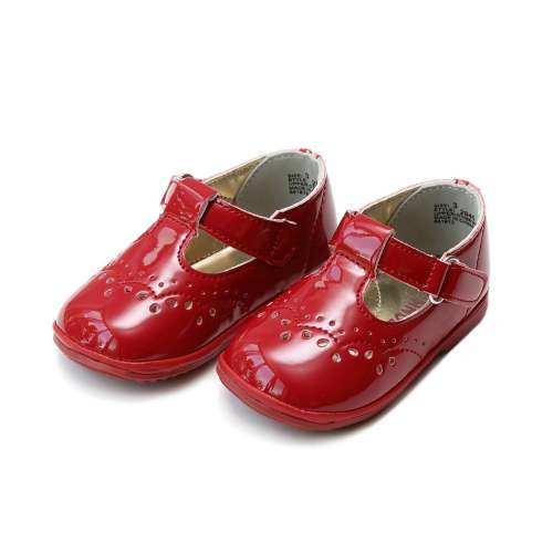 Angel Baby Girls Birdie Patent T-Strap Mary Jane – L'Amour Shoes