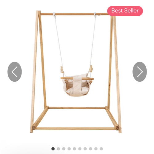 Spruce - Baby and Toddler Foldable Swing Set with