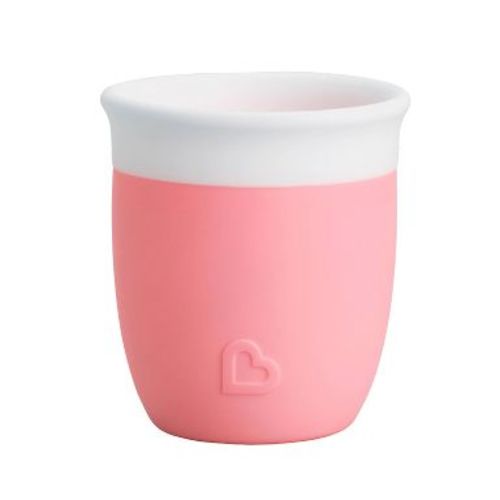 Munchkin 2oz Cest Silicone Open Portable Training Cup - Coral