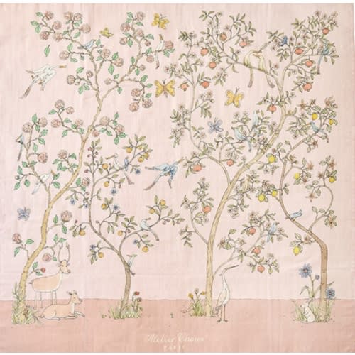 Atelier Choux Carré – In Bloom Pink Swaddle | Caitlin Wilson