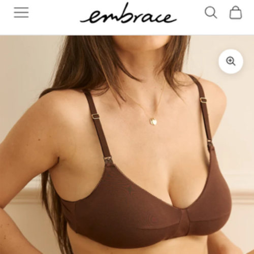 Luxe Nursing Bra - Cocoa Brown
