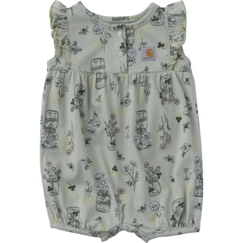 Girls' Sleeveless Bee Print Romper (Baby)