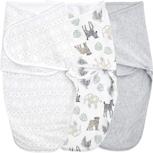 aden + anais Essentials Easy Wrap Swaddle - Easy Swaddle Newborn Swaddle Sack, Baby Swaddles, Sleep Sack Wearable Blanket
