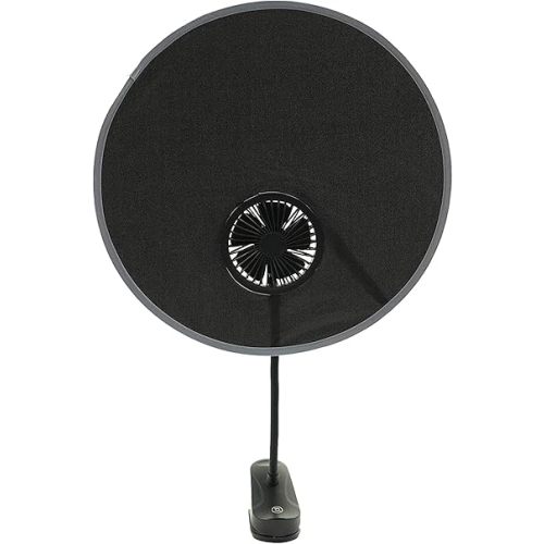 COOLSHADE UPF50 Sunshade by BUGGYGEAR - Easy Folding and Take with You Anywhere - Clamp it on a Chair or Baby Stroller - Collapsible, Compact, and Easy to Use - Protect Your Babys from The Sun