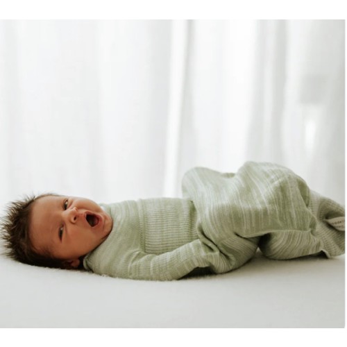 Bamboo Blend Mint Swaddle Sleep Sack - Small ( 6-12 pounds)