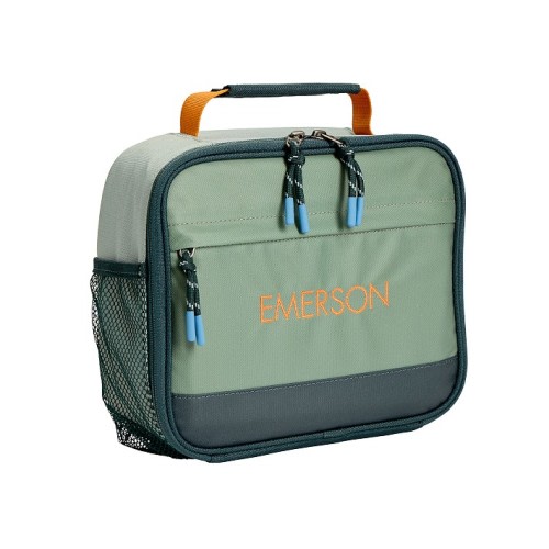 Mineral Green/Hunter Green Larkspur Lunch Box | Pottery Barn Kids