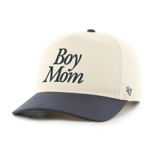 Boy Mom '47 Two Tone HITCH Snapback Hat - Barstool Sports Merchandise
