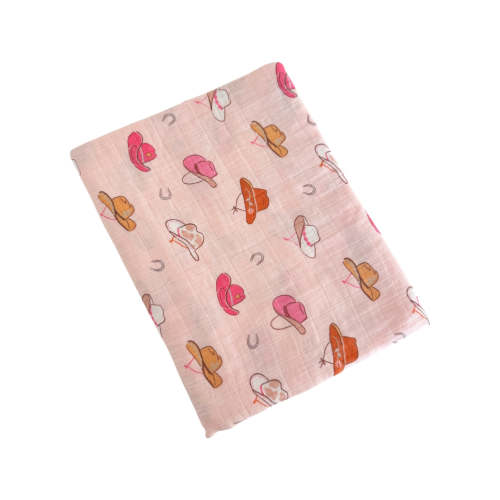 Western Pink / Muslin Swaddle