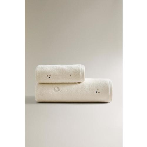 KIDS’ BALLOON TOWEL - Light beige | ZARA United States