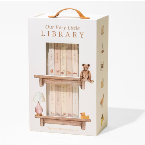 Our Very Little Library Board Book Set: A Foundational Language Vocabulary Board Book Set for Babies (Tabitha Paige Children's Book Series)