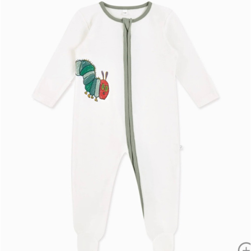 Newborn or 6-9 Month Very Hungry Caterpillar Pajamas
