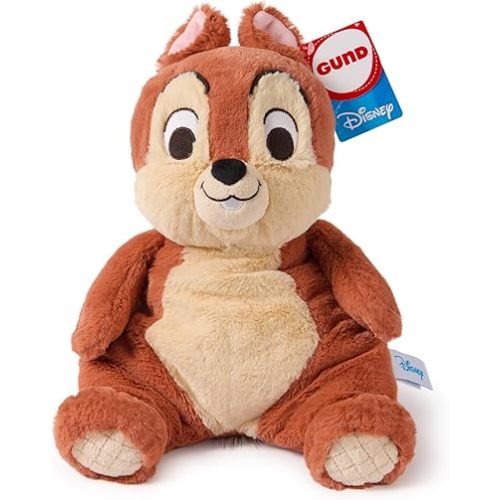 GUND Disney Official Chip Oh So Snuggly Plush, Disney Chip and Dale Plushies, Chipmunk Stuffed Animal for Babies and Infants, Brown, 12.5”