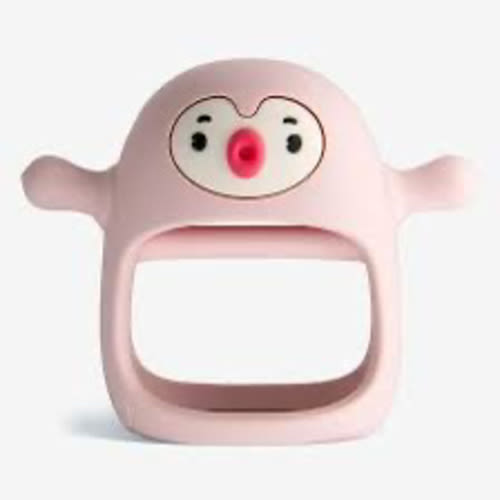 Penguin Buddy Teething Mitten | BPA-Free Food-Grade Silicone Teether for Pain Relief & Oral Development