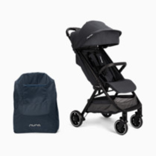 Nuna TRVL Easy Fold Compact Stroller & Carry Bag - Ocean