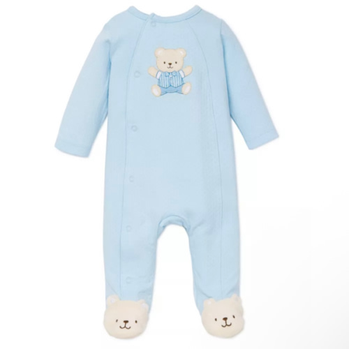 Little Me Baby Boys Cute Bear Footie Pajamas | Belk