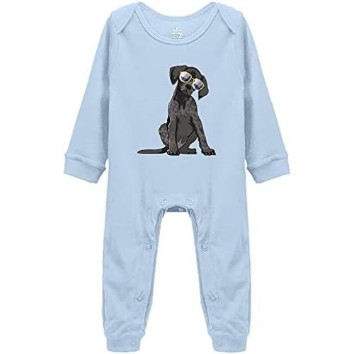 German Shorthaired Pointer Dog Baby Bodysuit Long Sleeve Rompers Infant Outfits