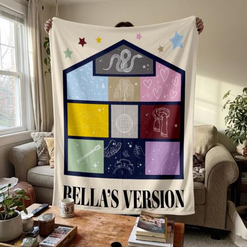 Custom Music Album Art Blanket, Song Lyrics, Personalized Gift