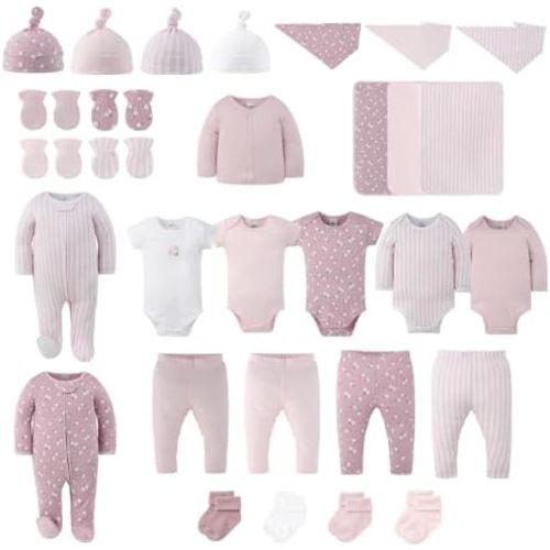 The Peanutshell 30pc Newborn Baby Girl Clothes, 0-3 Baby Clothes Girls Set