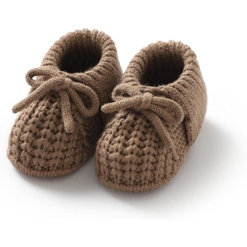 Baby Booties Newborn Boys Girls First Walkers Soft Knit Infant Sock Shoes Cozy Crochet Toddler Crib Boots