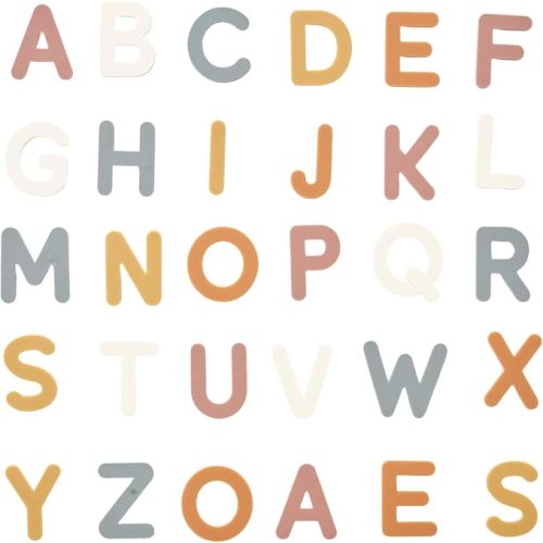Silicone Alphabet Magnetic Letters and Numbers, 30PCS Alphabet Magnets Toys ABC Letter Puzzles Preschool Educational Learning Toys Gifts for Girls Boys Toddlers Kids