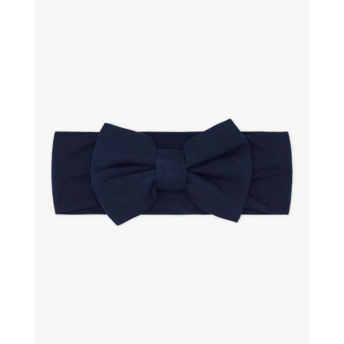 Little Sleepies ™ | Classic Navy Luxe Bow Headband