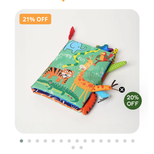 Buy Montessori Baby Soft Sensory Book Online I Montessori Generation