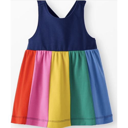 Baby Crossback Rainbow Skater Dress