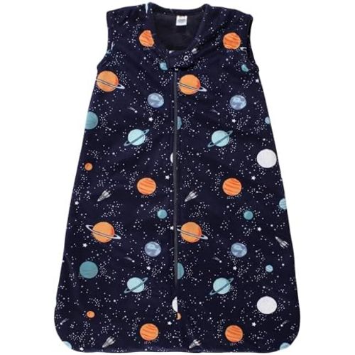 Hudson Baby Infant Girls Long Sleeve Plush Faux Fur Sleeping Bag, Wearable Blanket