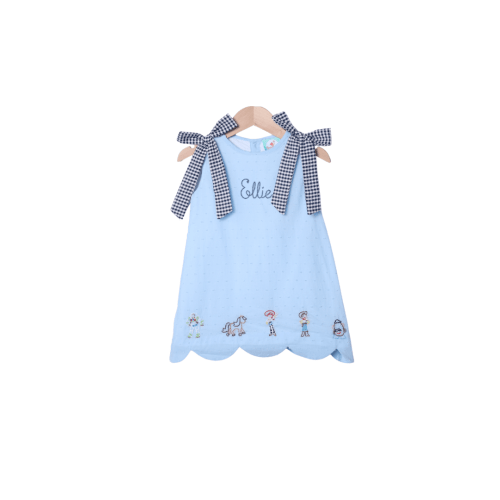 Shadow Embroidered Cowboy Friends Dress