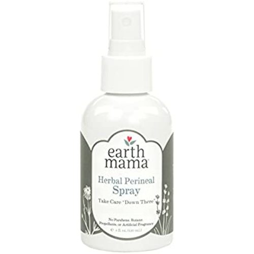 Herbal Perineal Spray by Earth Mama | Safe for Pregnancy and Postpartum, Natural Cooling Spray for After Birth, Benzocaine and Butane-Free 4-Fluid Ounce - 4 Fl Oz (Pack of 1)