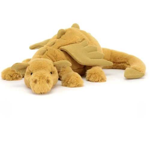 Sky Dragon Plush Toy, Soft Lying Snow Dragon Stuffed Animal, Cute Fantasy Plush Figure, Cozy Decorative Plush for Home, Collectible Gift for Fans & Plush Lovers