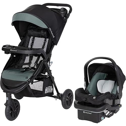 Baby Trend Passport Seasons All-Terrain Travel System, Madrid Green