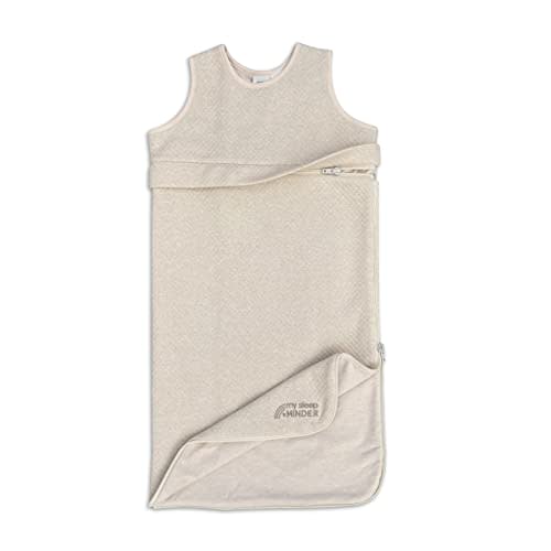 My Sleep Minder Faraday Baby Sack & Blanket, EMF Wearable Blanket, WiFi Blocker, Pregancy Blanket, Unisex, 6-18 Months, Beige