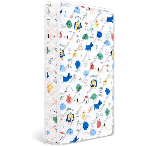 Premium Crib Mattress and Toddler Mattress 52" x 27.6" x 5",Firm,Breathable Hypoallergenic for Standard Cribs and Toddler Bed