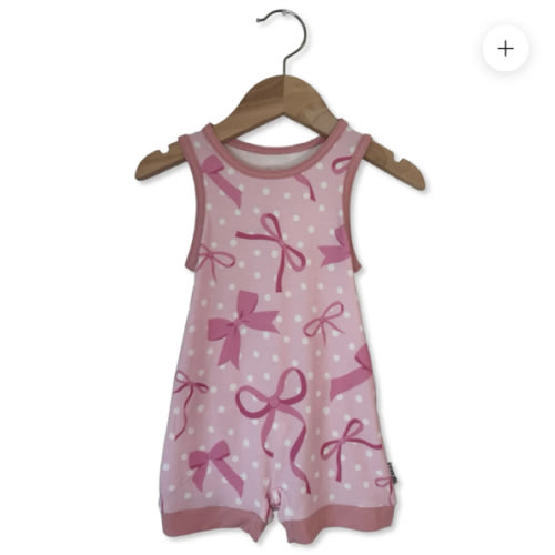 Lovely Loops Sleeveless Shorty Romper